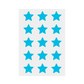 Lámina con seis parches para granos Stiq Patches Starwear en forma de estrella azul (poolside)