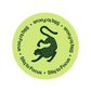 Parche de vitaminas para mejorar la concentración Stiq Patches Focus con diseño de leopardo verde.